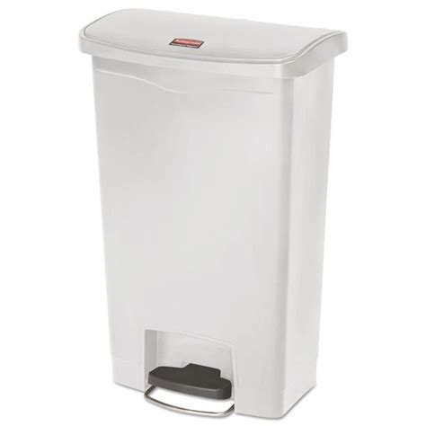 white trash can 13 gallon